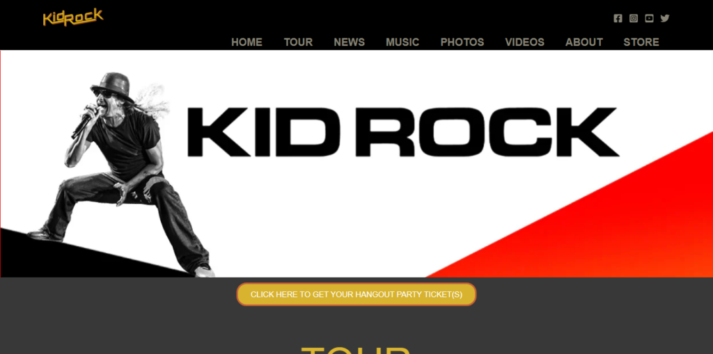 Celeb Web App (Kid Rock)